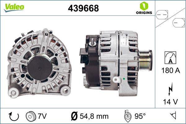 12317803724VL1 439668 Alternator