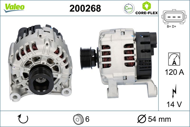 12317831436VL3 200268 Alternator