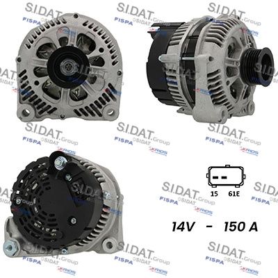 12317792093SD1 A12VA0136A2 Alternator