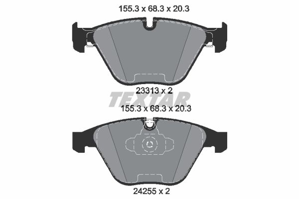 34112288869T1 2331301 Brake Pad Set, disc brake