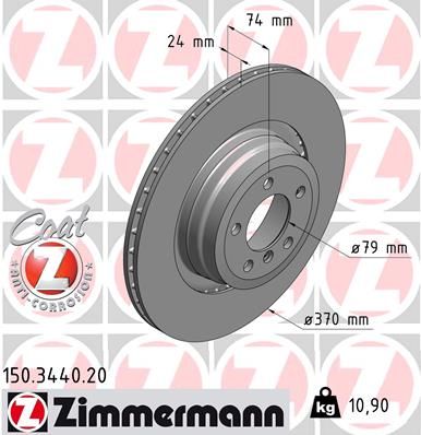34216864048Z 150.3440.20 Brake Disc