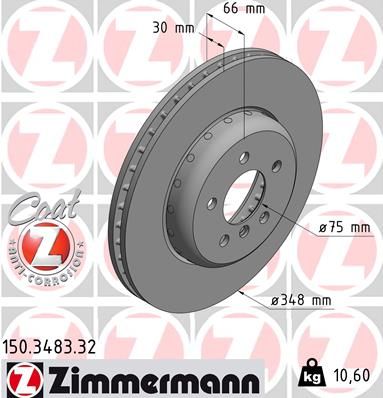 34106898723Z3 150.3483.32 Brake Disc