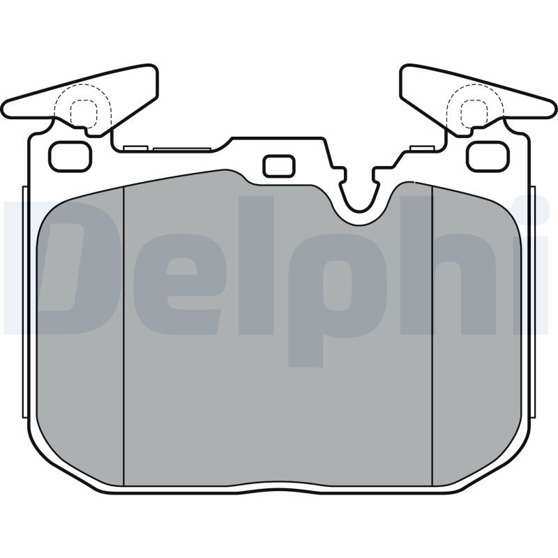 34112464195DE LP3383 Brake Pad Set, disc brake