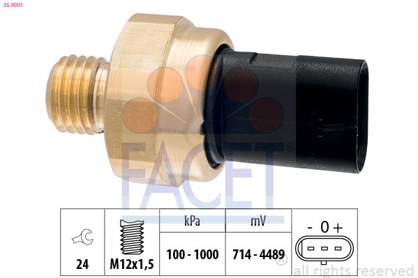 12617592532FA 25.0001 Sensor, oil pressure