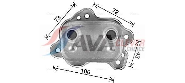 17217505823AQ BW3602 Oil Cooler, automatic transmission