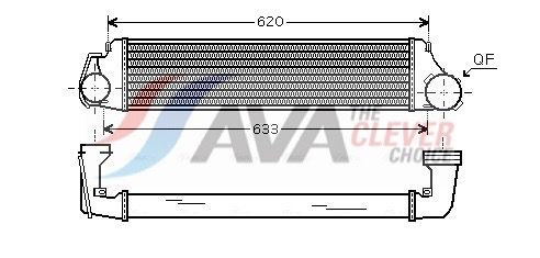 17517786351AQ BW4282 Charge Air Cooler