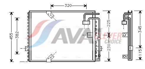 64531392941AQ BW5187 Condenser, air conditioning