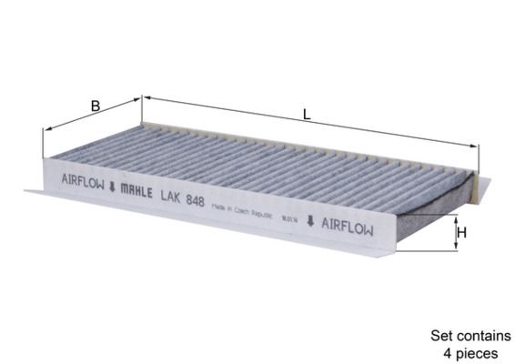 64319159606MO LAK 848/S Filter, cabin air
