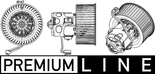 64119242607MO1 AB 151 000P Interior Blower
