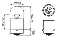 07119905336BO2 07119905336 07 11 9 905 336 9905336 1 987 302 204 BMW E24 -  Bulb, direction indicator