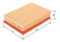 13721730449BO1 13721730449 13 72 1 730 449 1730449 1 457 433 004 BMW Z3 (E36) -  Air Filter