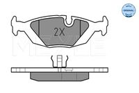 34211158912M 34211158912 34 21 1 158 912 1158912 025 206 7516 BMW E23 -  Brake Pad Set, disc brake