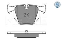 34213403241M2 34213403241 34 21 3 403 241 3403241 025 214 8717/PD BMW X3 (E83) -  Brake Pad Set, disc brake