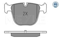 34212413050M2 34212413050 34 21 2 413 050 2413050 025 237 3017/PD BMW X5 (F15) -  Brake Pad Set, disc brake