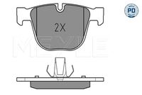 34216768471M2 34216768471 34 21 6 768 471 6768471 025 237 3017/PD BMW E64 LCI -  Brake Pad Set, disc brake
