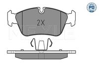 34116769951M2 34116769951 34 11 6 769 951 6769951 025 239 3517/PD BMW E90 -  Brake Pad Set, disc brake
