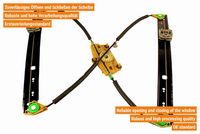 51332756084V 51332756084 51 33 2 756 084 2756084 V20-3764 MINI R55 -  Window Regulator
