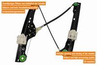 51337140587V 51337140587 51 33 7 140 587 7140587 V20-9740  Window Regulator