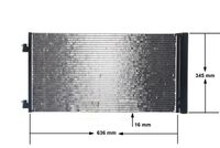 64539228607MO2 64539228607 64 53 9 228 607 9228607 AC 751 000S MINI R56 LCI -  Condenser, air conditioning